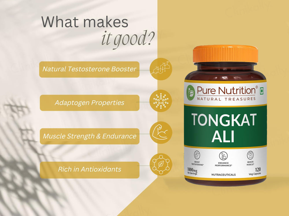 Pure Nutrition Tongkat Ali 1000mg Veg Capsule