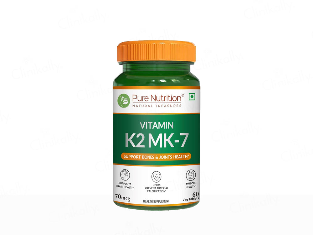 Pure Nutrition Vitamin K2 MK-7 Veg Tablet
