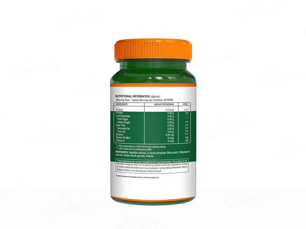 Pure Nutrition Vitamin K2 MK-7 Veg Tablet