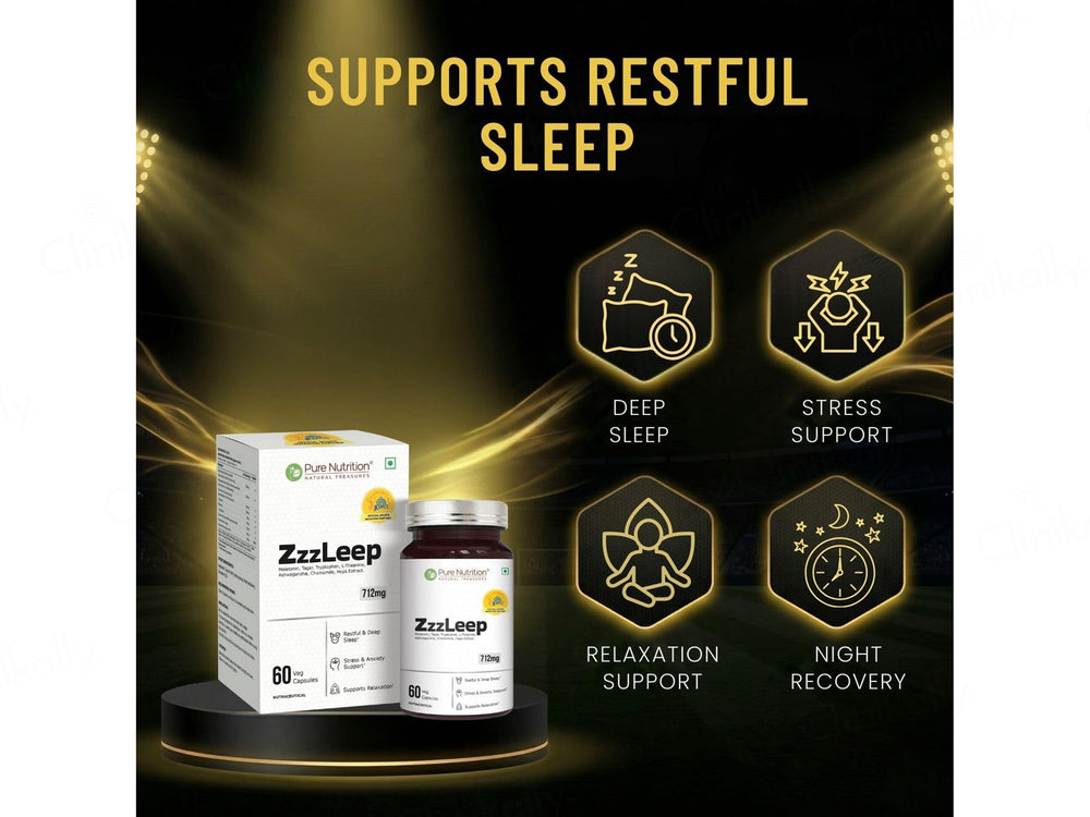 Pure Nutrition ZzzLeep 712mg Sleep Support Veg Capsule
