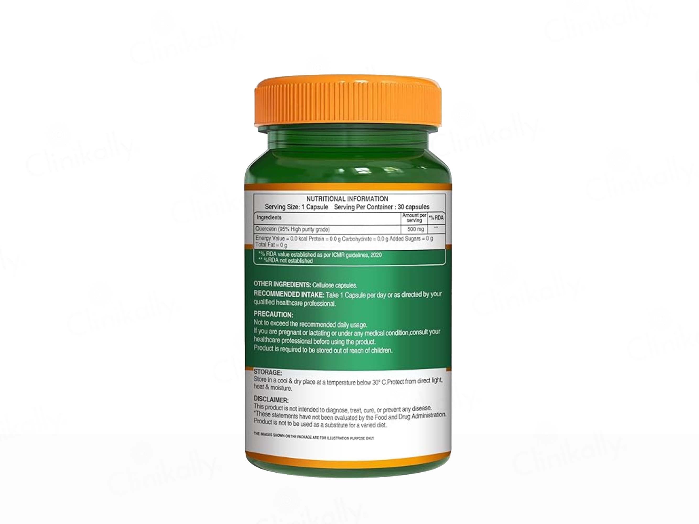 Pure Nutrition Quercetin Pro 500mg Veg Capsule