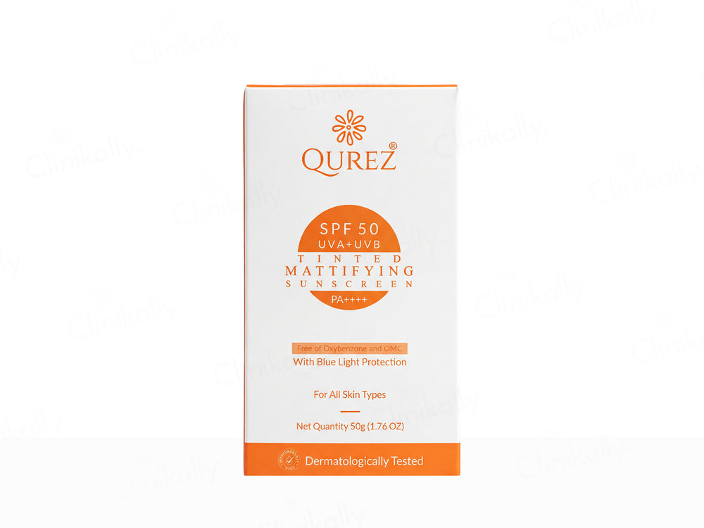 Qurez Tinted Mattifying Sunscreen SPF 50 PA++++