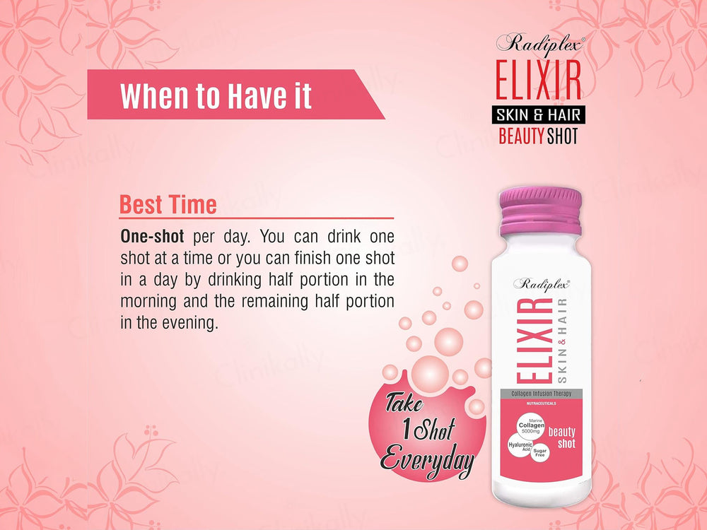 Radiplex Elixir Skin & Hair Collagen Infusion Therapy Beauty Shots