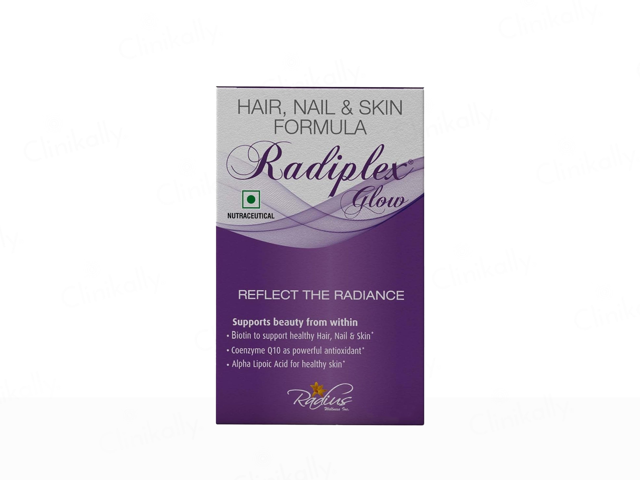 Radiplex Glow Nutraceutical Capsule For Hair, Nail & Skin