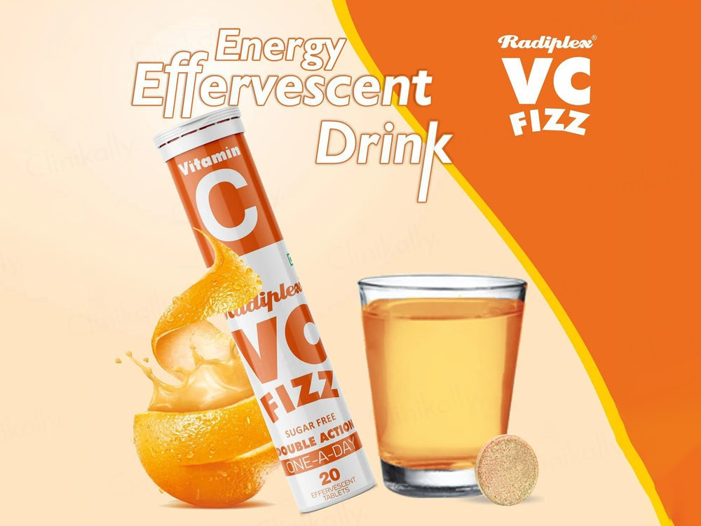Radiplex VC-Fizz Vitamin C Sugar Free Effervescent Tablet