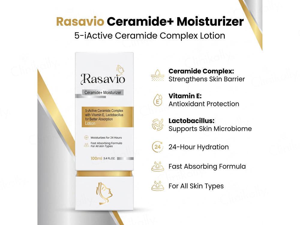 Rasavio Ceramide + Moisturizer Lotion