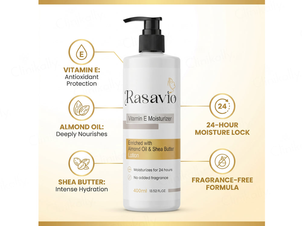 Rasavio Vitamin E Moisturizer Lotion