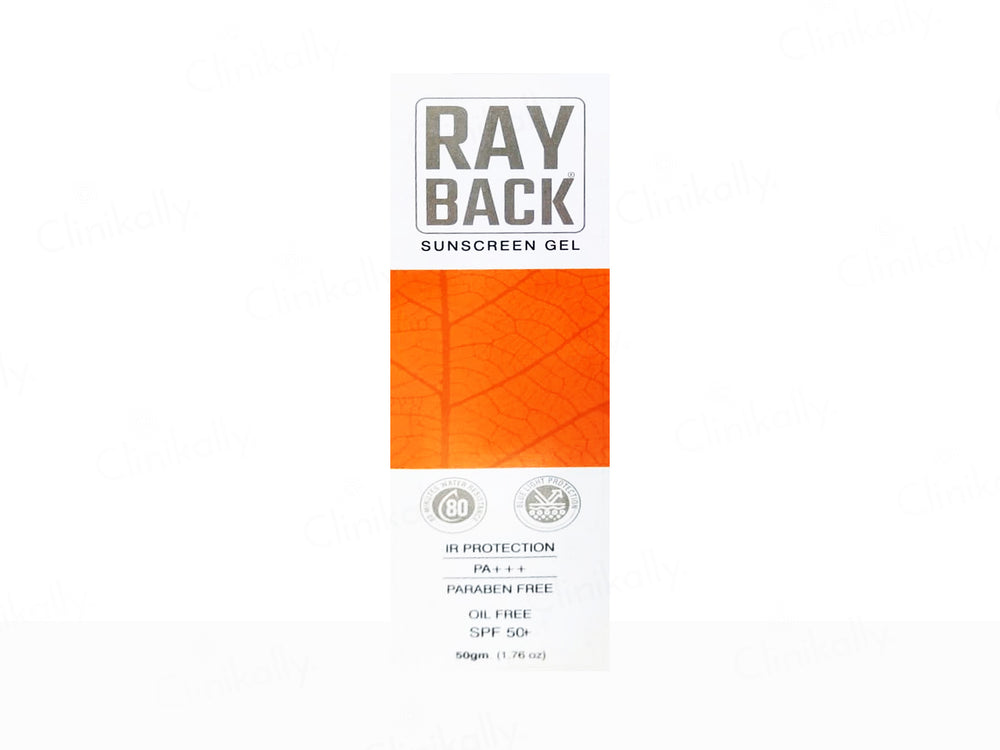 Rayback Sunscreen Gel SPF 50+ PA+++