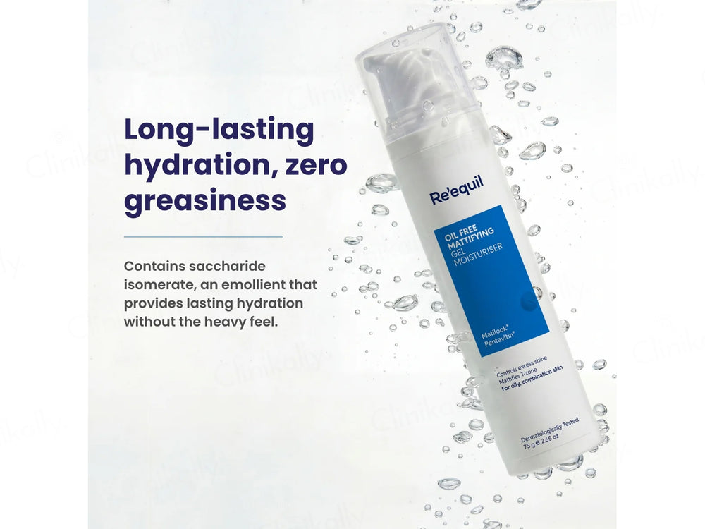Re'equil Oil Free Mattifying Gel Moisturiser