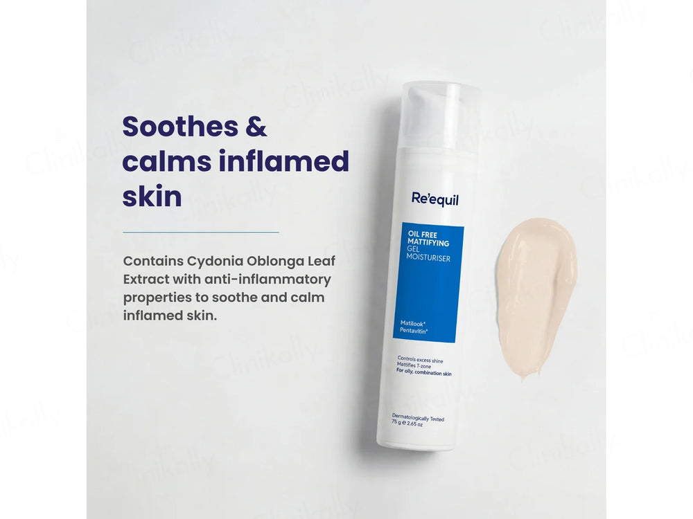 Re'equil Oil Free Mattifying Gel Moisturiser