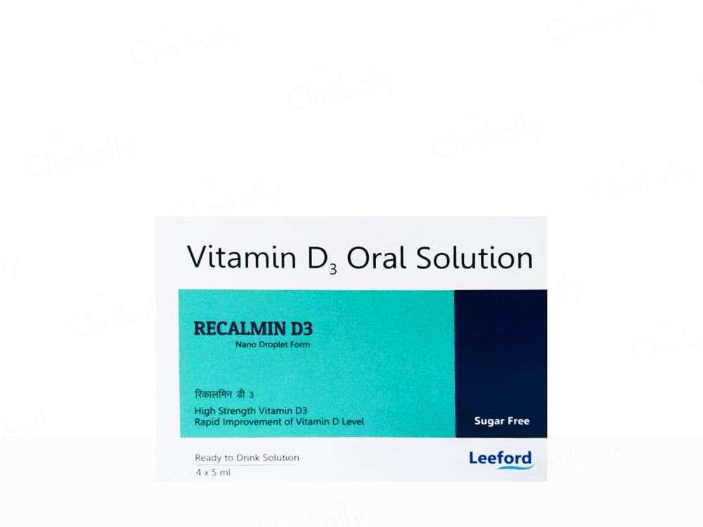 Recalmin D3 Sugar Free Nano Shots Oral Solution