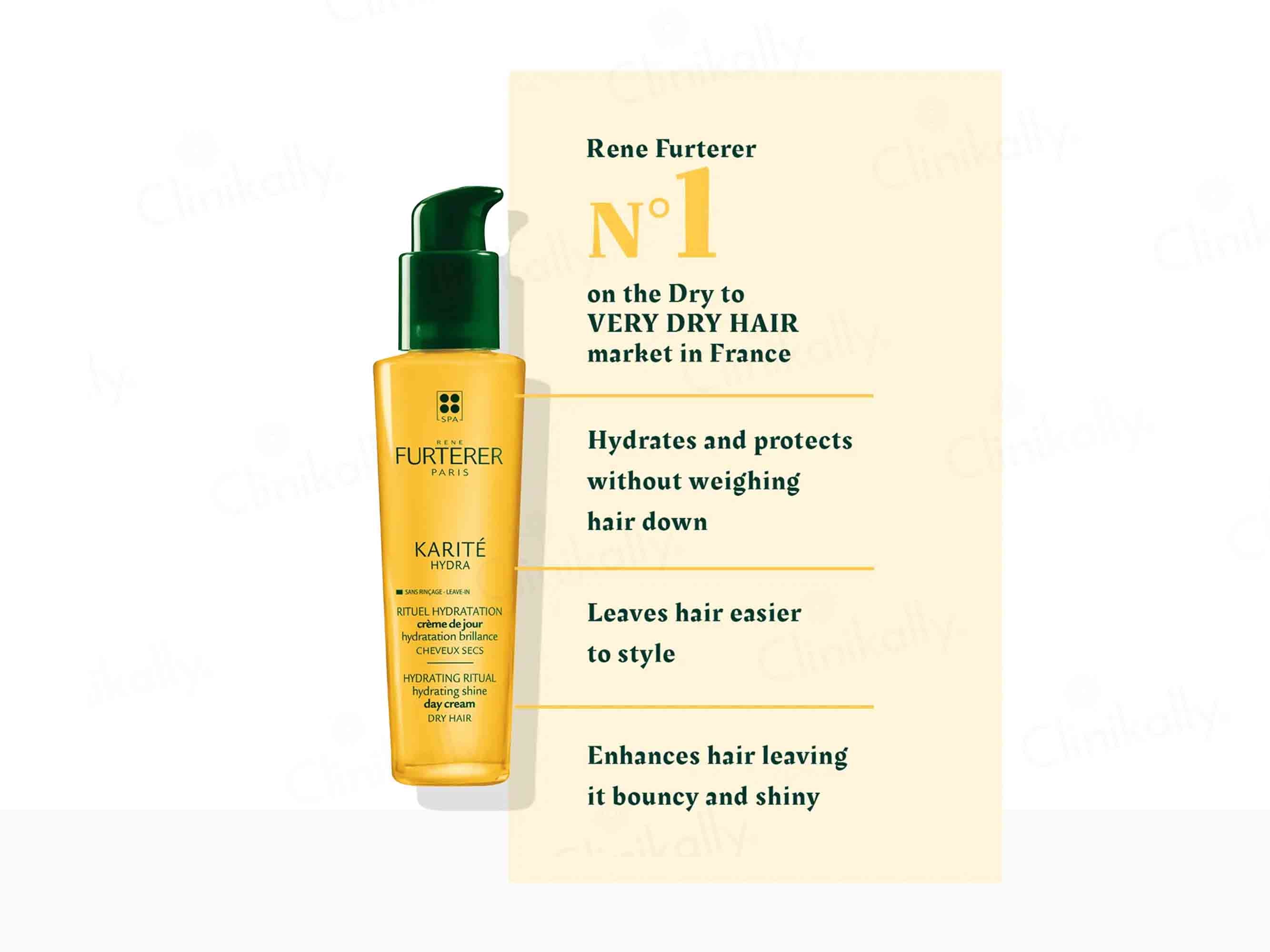 Rene Furterer Karite Hydra Hydrating Shine Day Cream - Clinikally