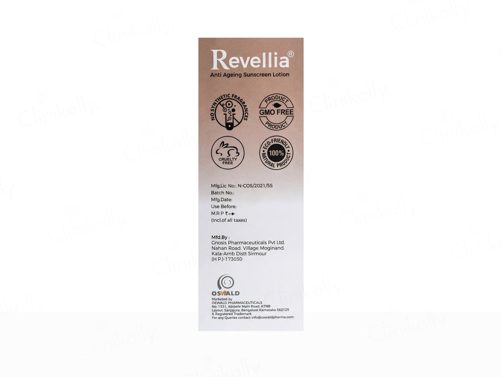 Revellia Anti Ageing Sunscreen Lotion SPF 50 PA+++