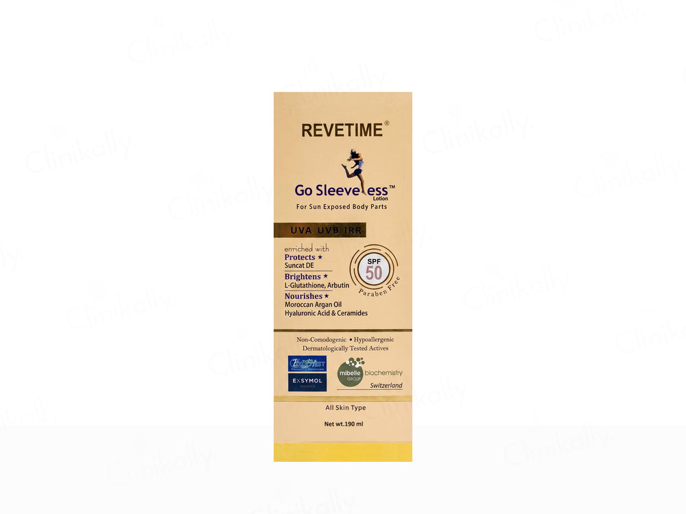 Revetime Go Sleeveless Sunscreen Body Lotion SPF 50 PA