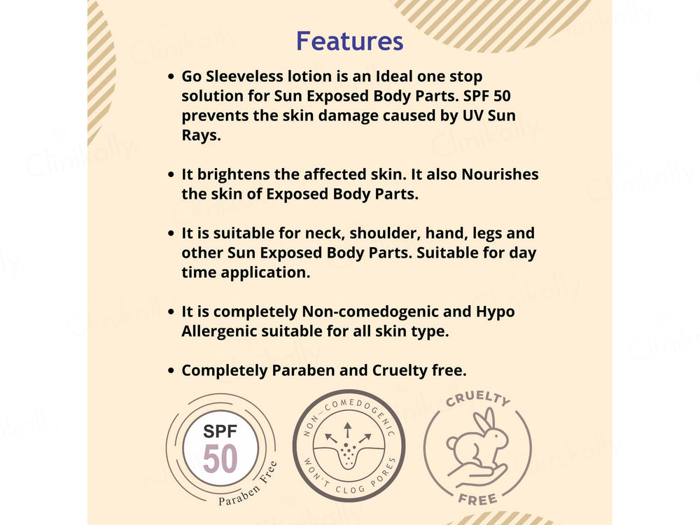 Revetime Go Sleeveless Sunscreen Body Lotion SPF 50 PA