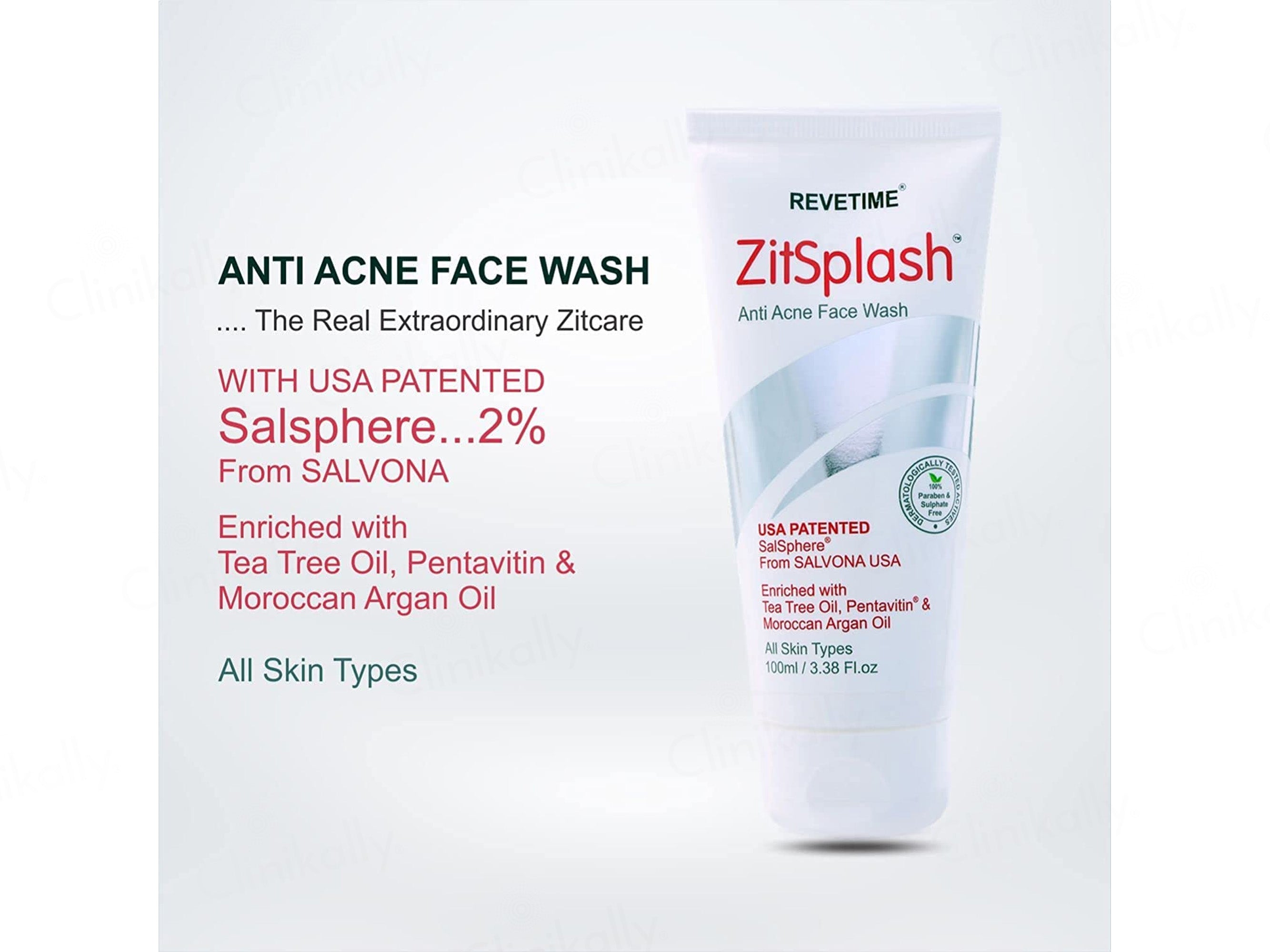Revetime Zitsplash Anti Acne Face Wash