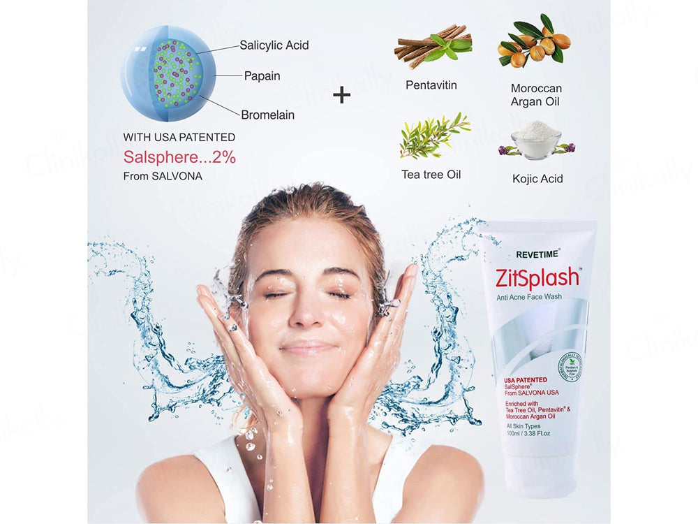 Revetime Zitsplash Anti Acne Face Wash