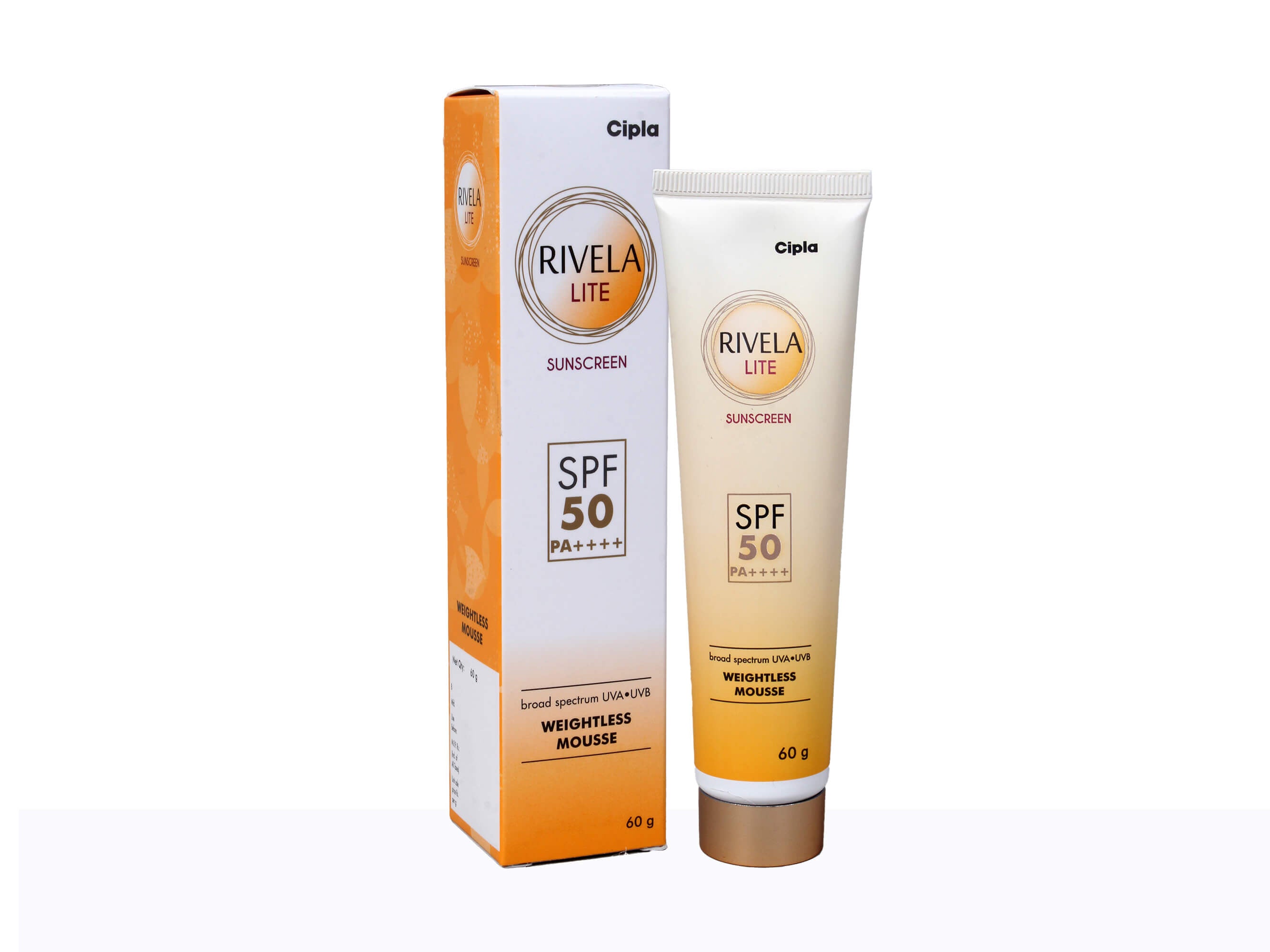Rivela Lite Sunscreen SPF 50 PA++++ - Clinikally