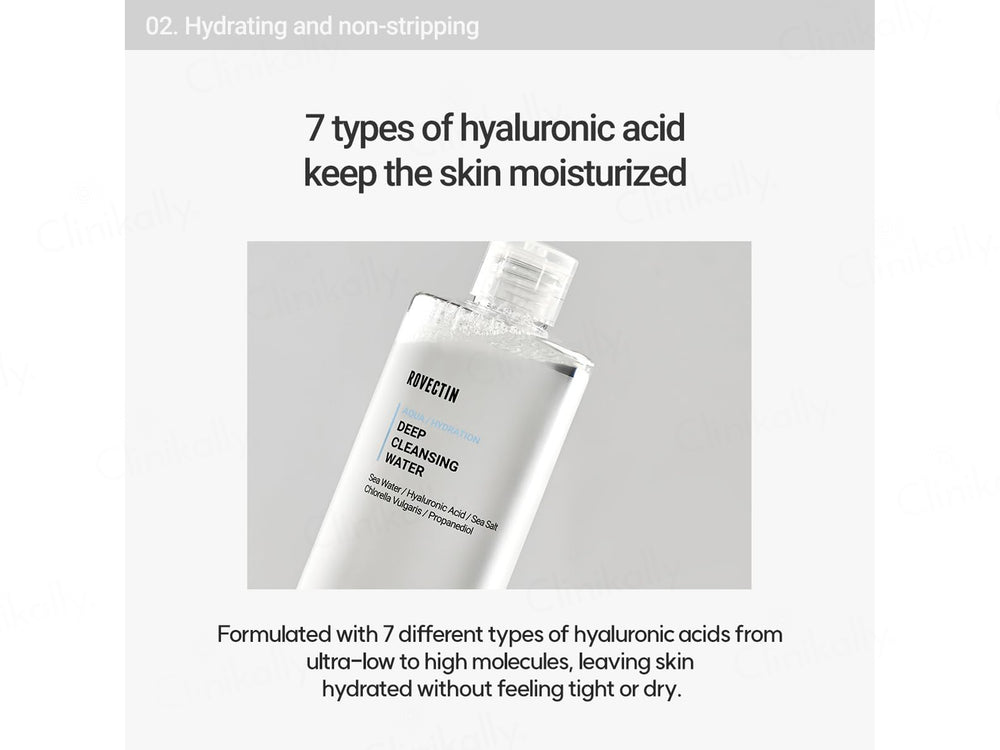 Rovectin Aqua Deep Cleansing Water