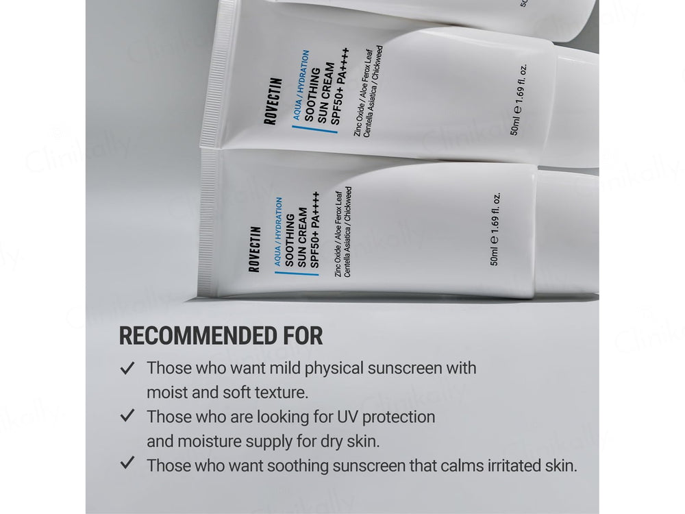 Rovectin Aqua Soothing Sun Cream SPF 50+ PA++++