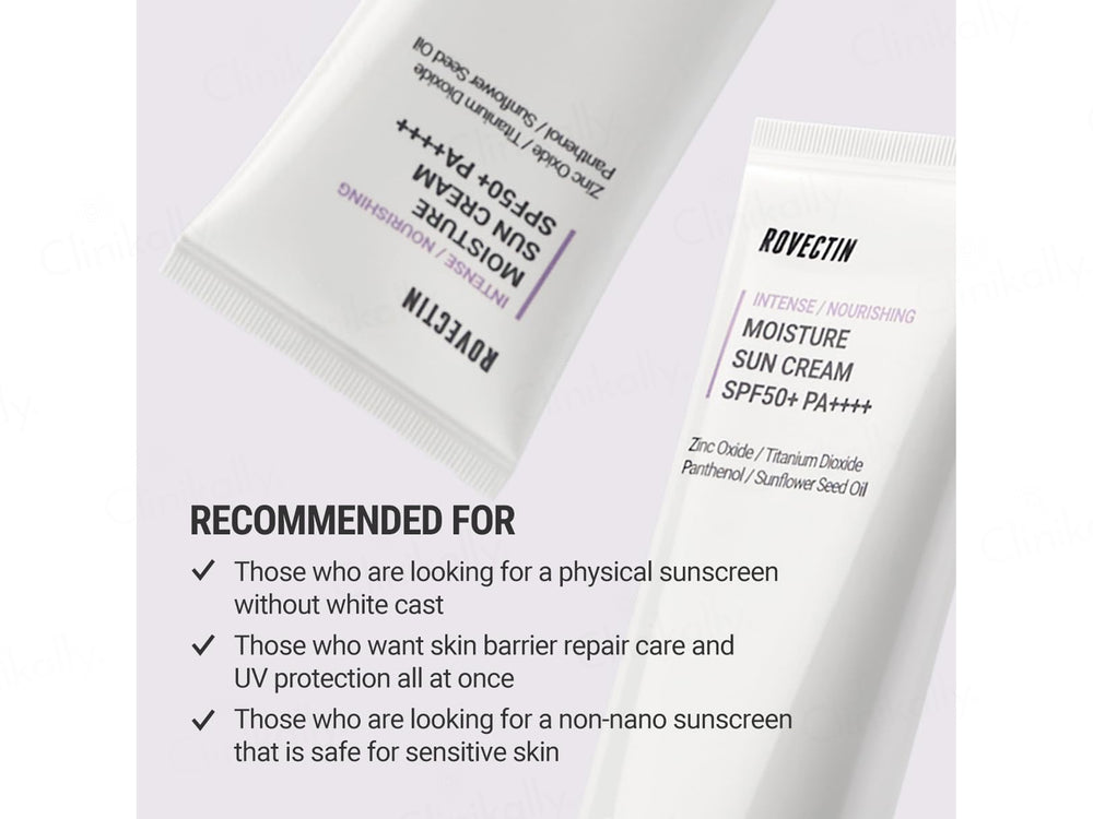 Rovectin Intense Moisture Sun Cream SPF 50+ PA++++