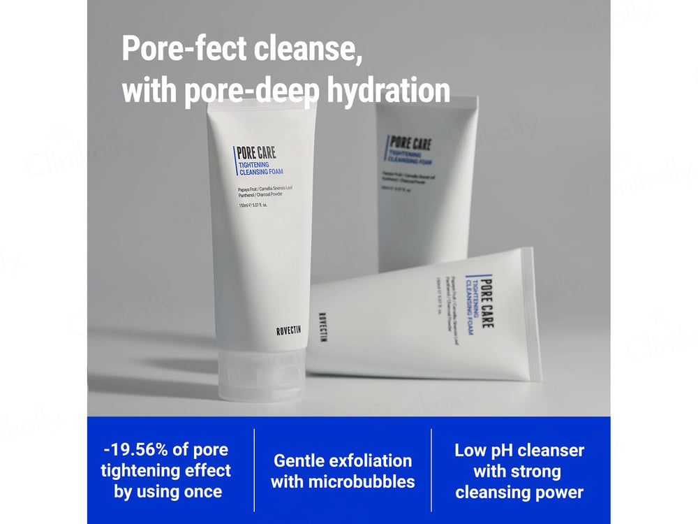 Rovectin Pore Care Tightening Cleansing Foam