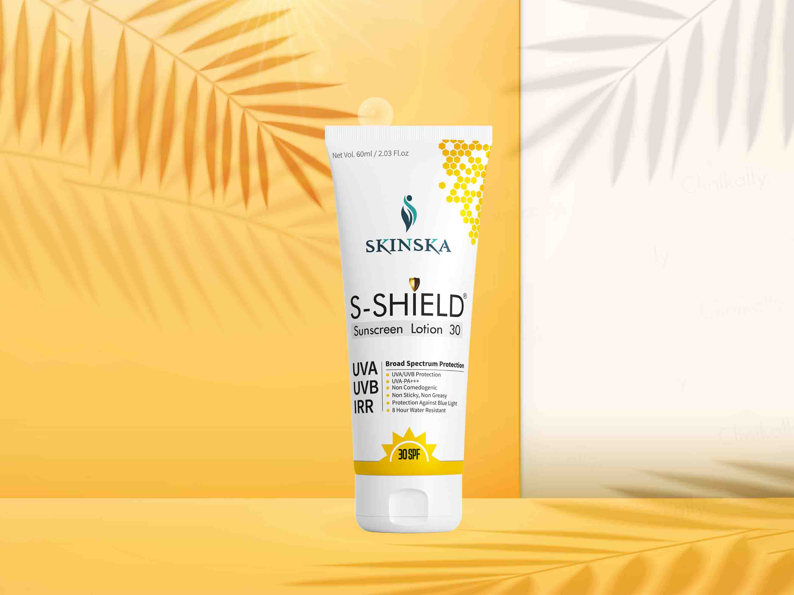 S-Shield Sunscreen Lotion SPF 30 - Clinikally