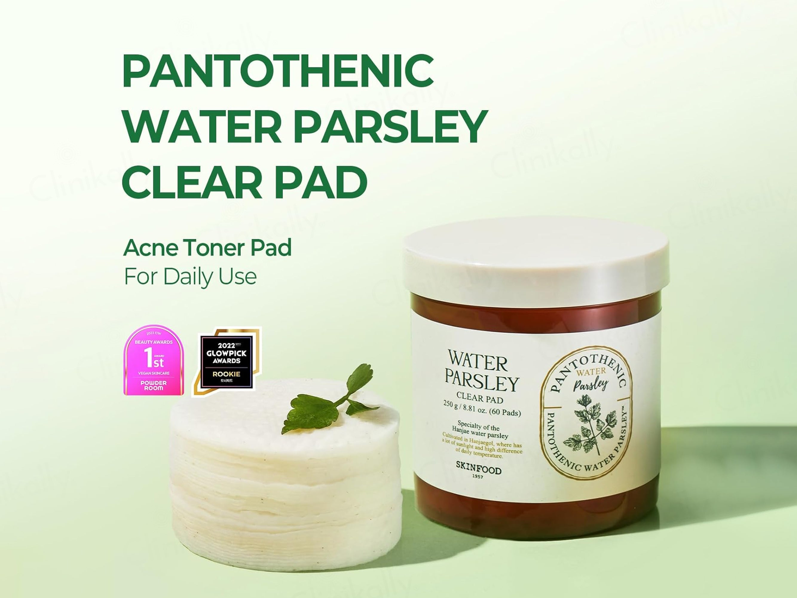 SKINFOOD Pantothenic Water Parsley Clear Pad