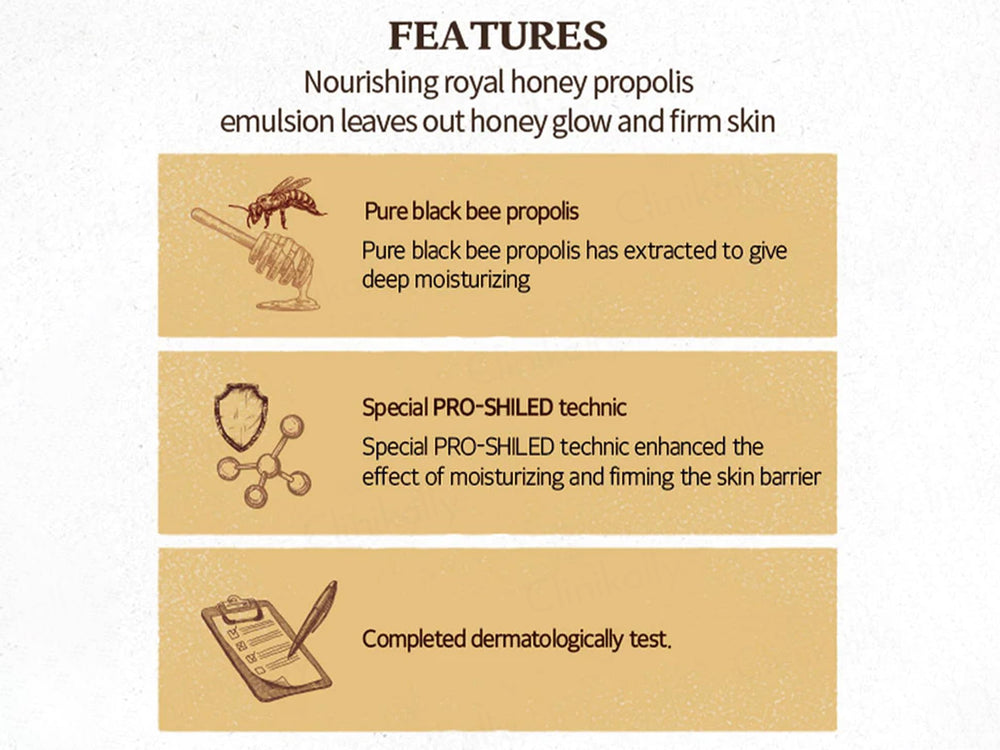 SKINFOOD Royal Honey Propolis Enrich Emulsion