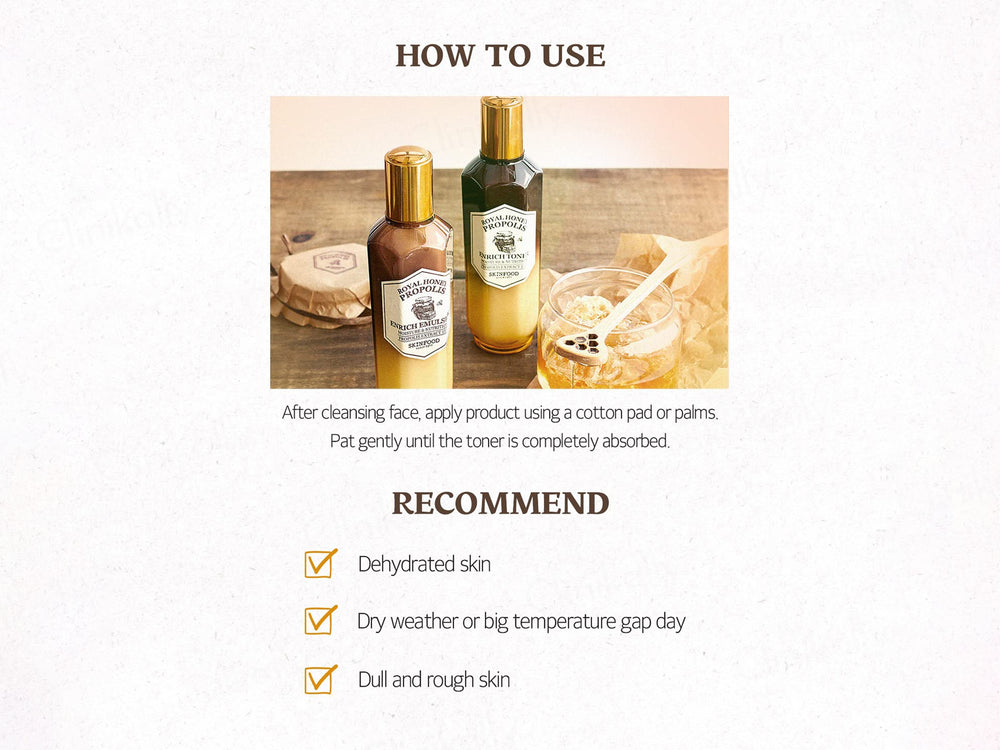 SKINFOOD Royal Honey Propolis Enrich Toner