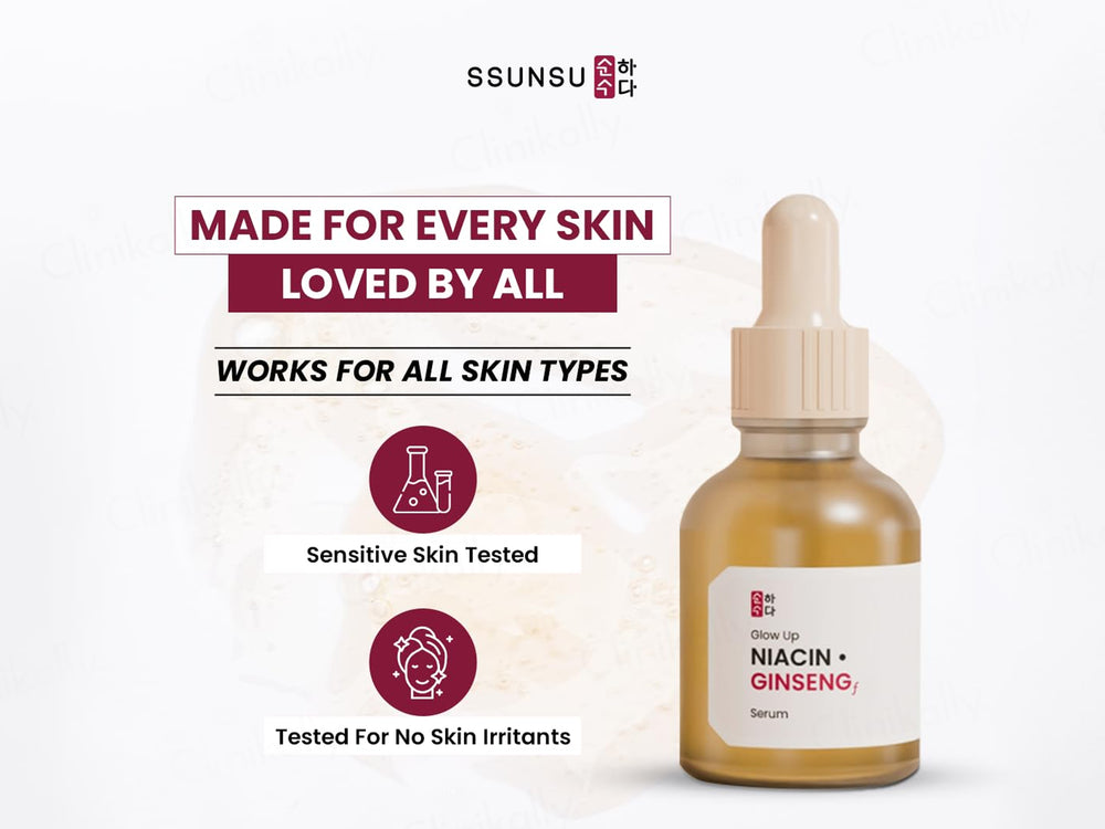 SSUNSU Glow Up Niacin Ginseng Face Serum