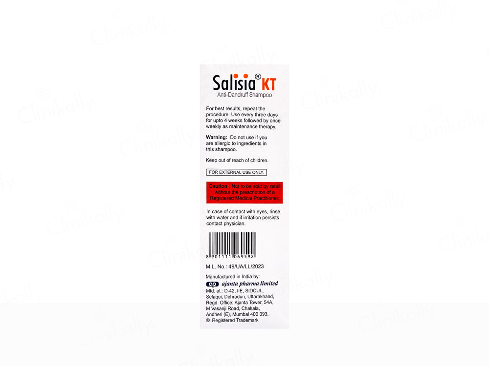 Salisia KT Anti Dandruff Shampoo