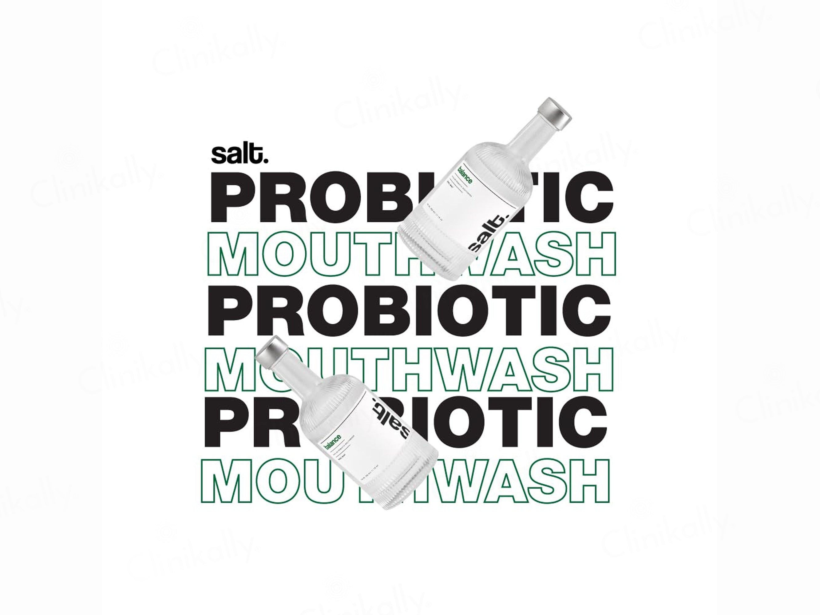 Salt. Balance Alkaline Probiotic Mouthwash - Basil Mint