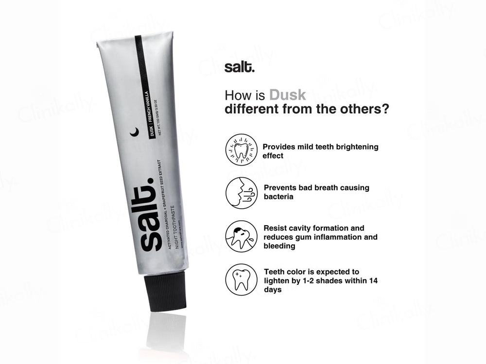 Salt. Dusk Night Toothpaste - French Vanilla Mint