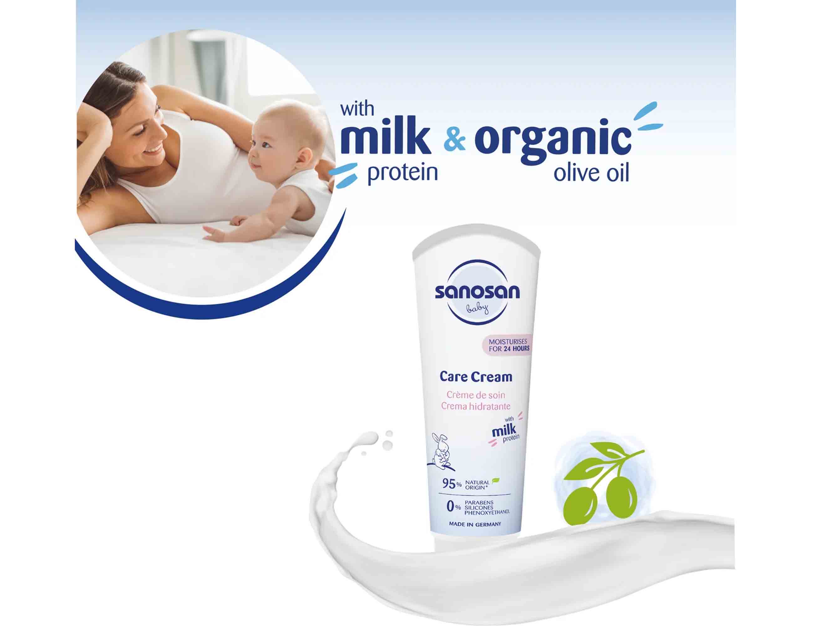 Sanosan Baby Milk Protein Care Cream