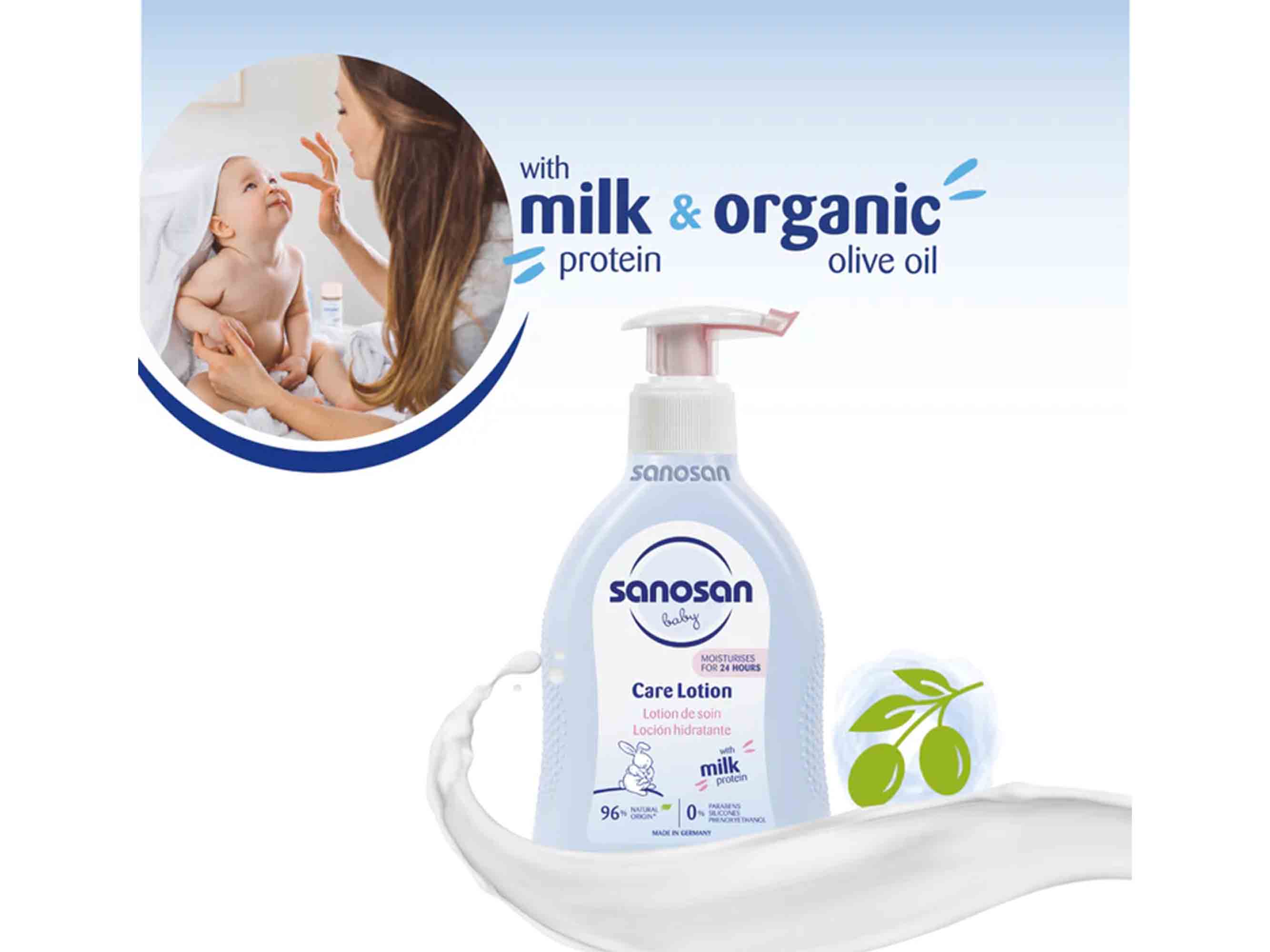 Sanosan Baby Milk Protein Care Lotion