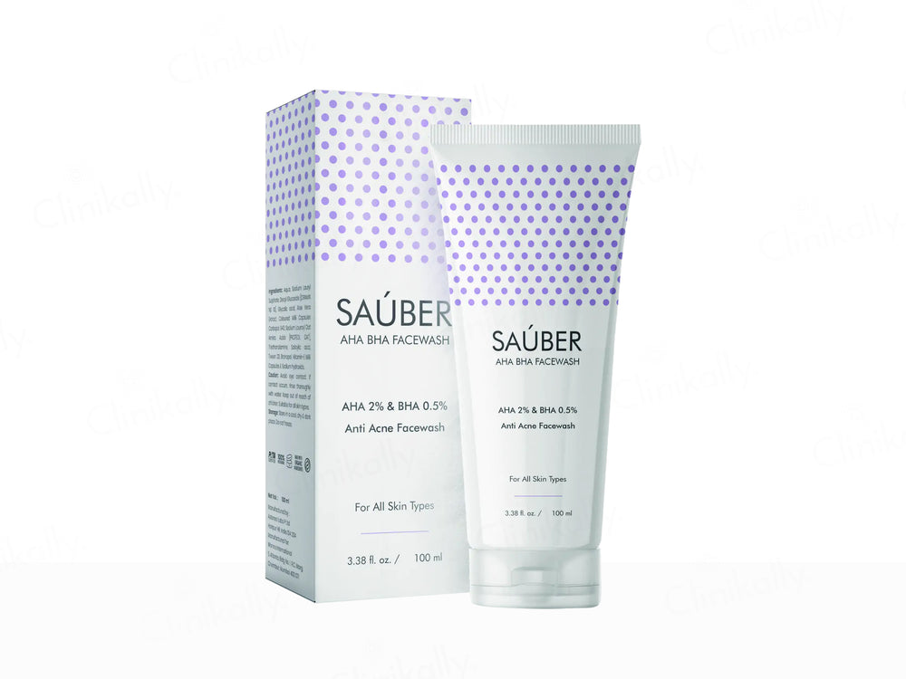 Sauber AHA BHA Facewash For All Skin Types