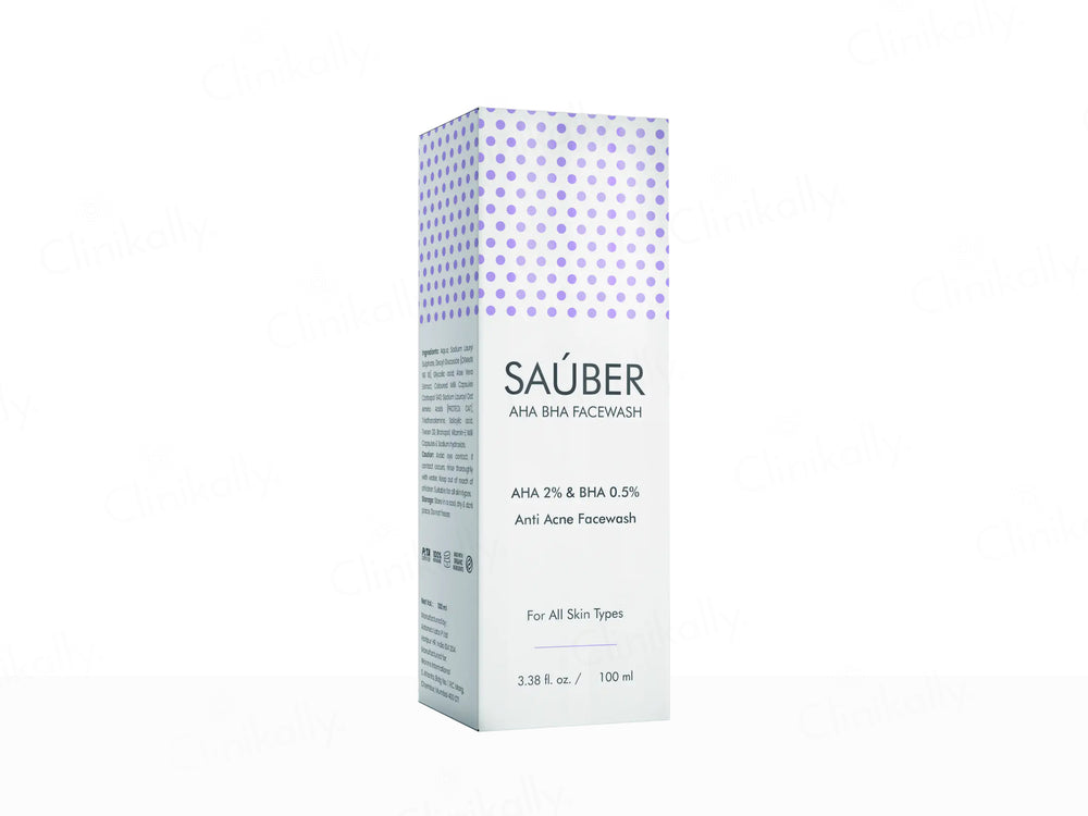Sauber AHA BHA Facewash For All Skin Types