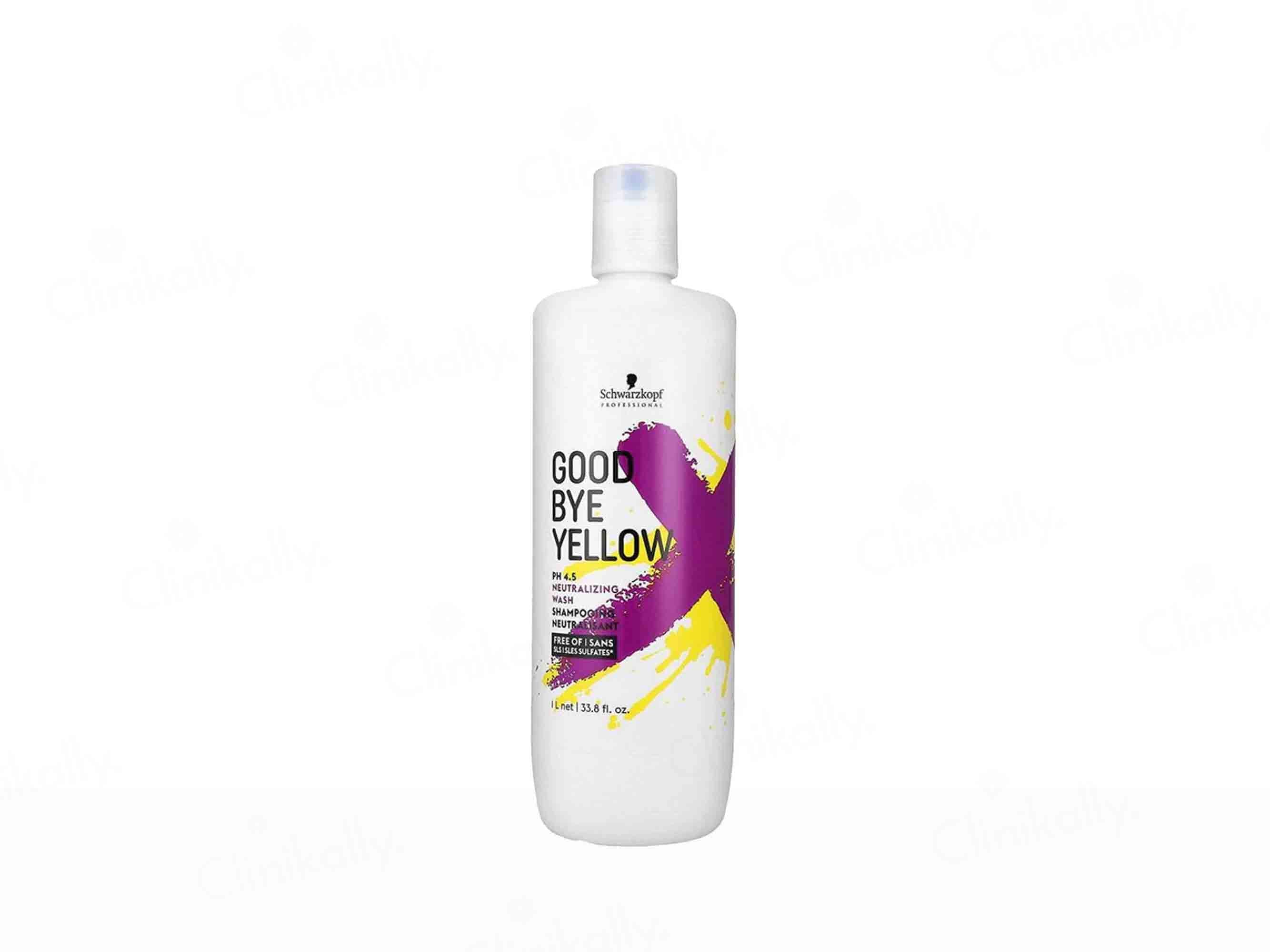 Schwarzkopf Professional Good Bye Yellow Anti-Reflet Jaune Neutralizing Bonding Wash