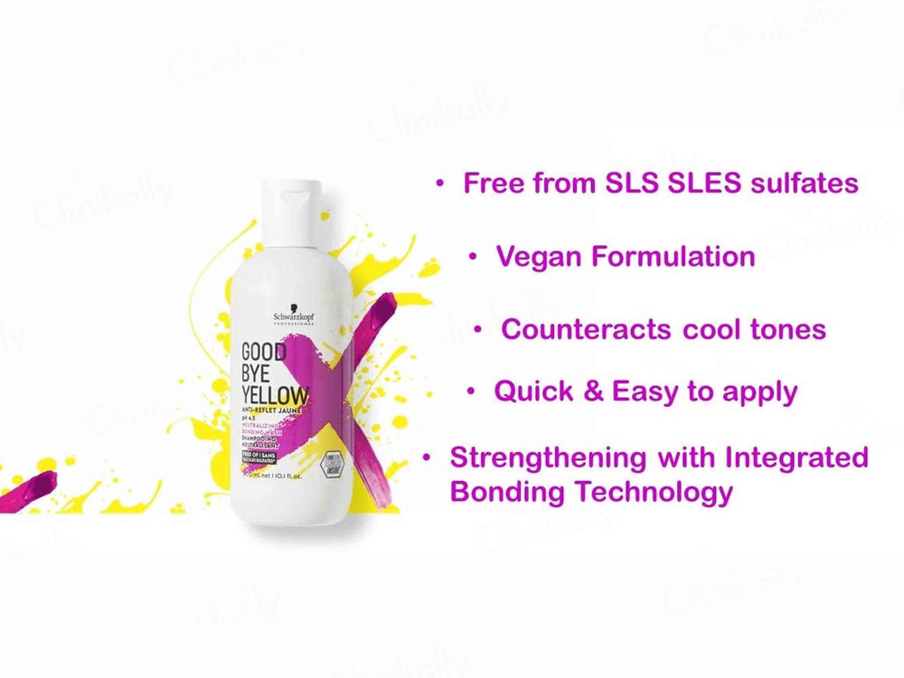 Schwarzkopf Professional Good Bye Yellow Anti-Reflet Jaune Neutralizing Bonding Wash