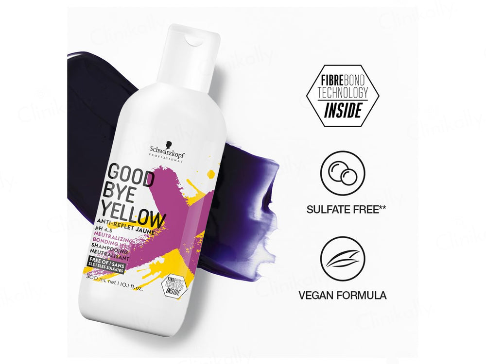 Schwarzkopf Professional Good Bye Yellow Anti-Reflet Jaune Neutralizing Bonding Wash