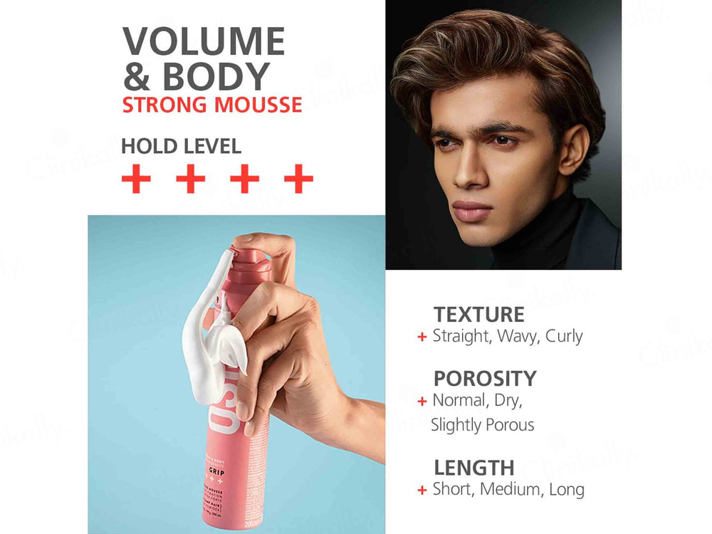 Schwarzkopf Professional OSiS+ Grip Extra Strong Hair Styling Mousse