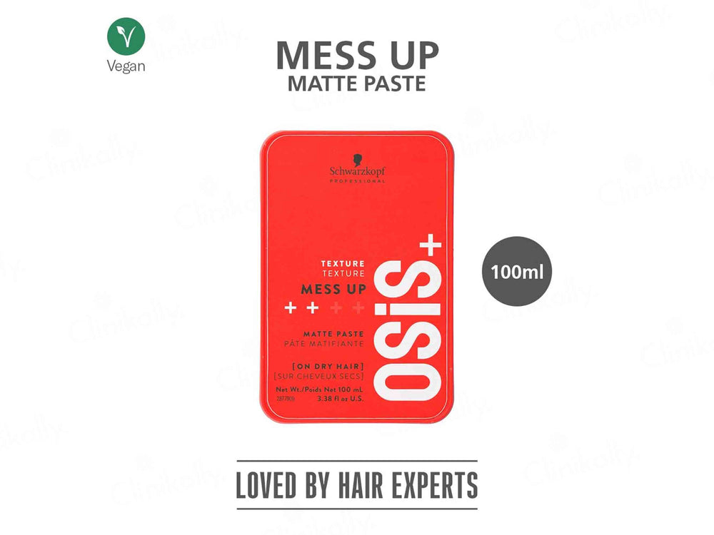 Schwarzkopf Professional OSiS+ Mess Up Matte Hair Styling Paste