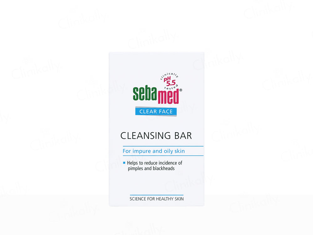 Sebamed Clear Face Cleansing Bar For Impure & Oily Skin
