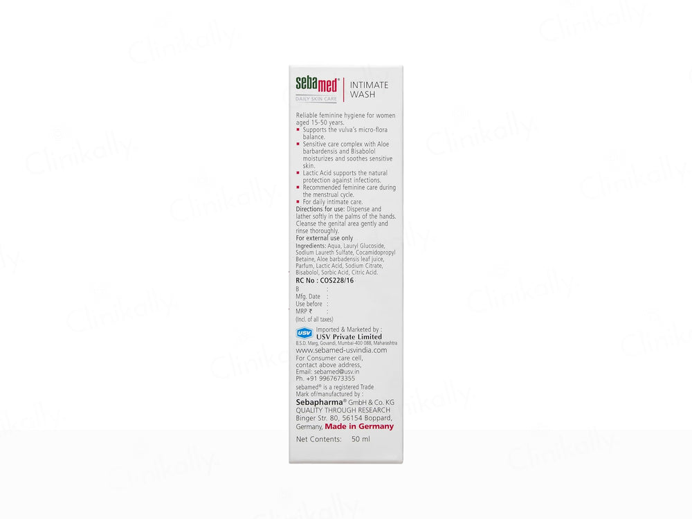 Sebamed Intimate Wash For Women Aged 15-50