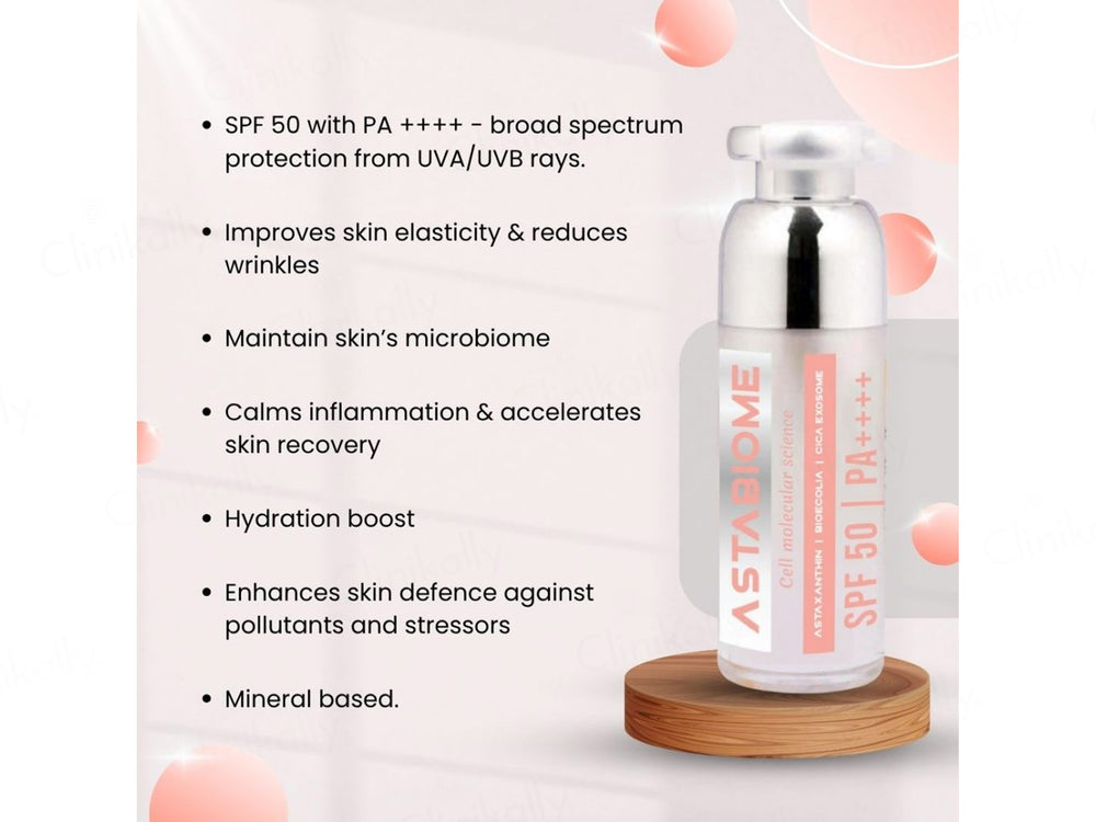SelfySkin Astabiome Sunscreen Cream SPF 50 PA++++