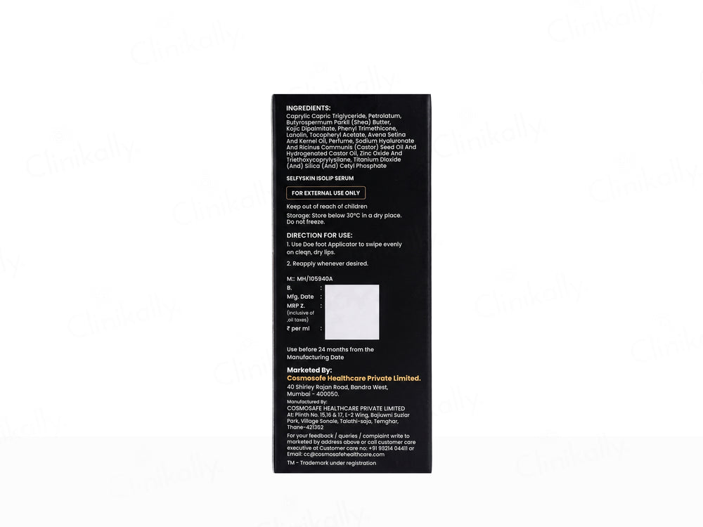 SelfySkin Isolips 2% Kojic Acid Lip Serum SPF 15