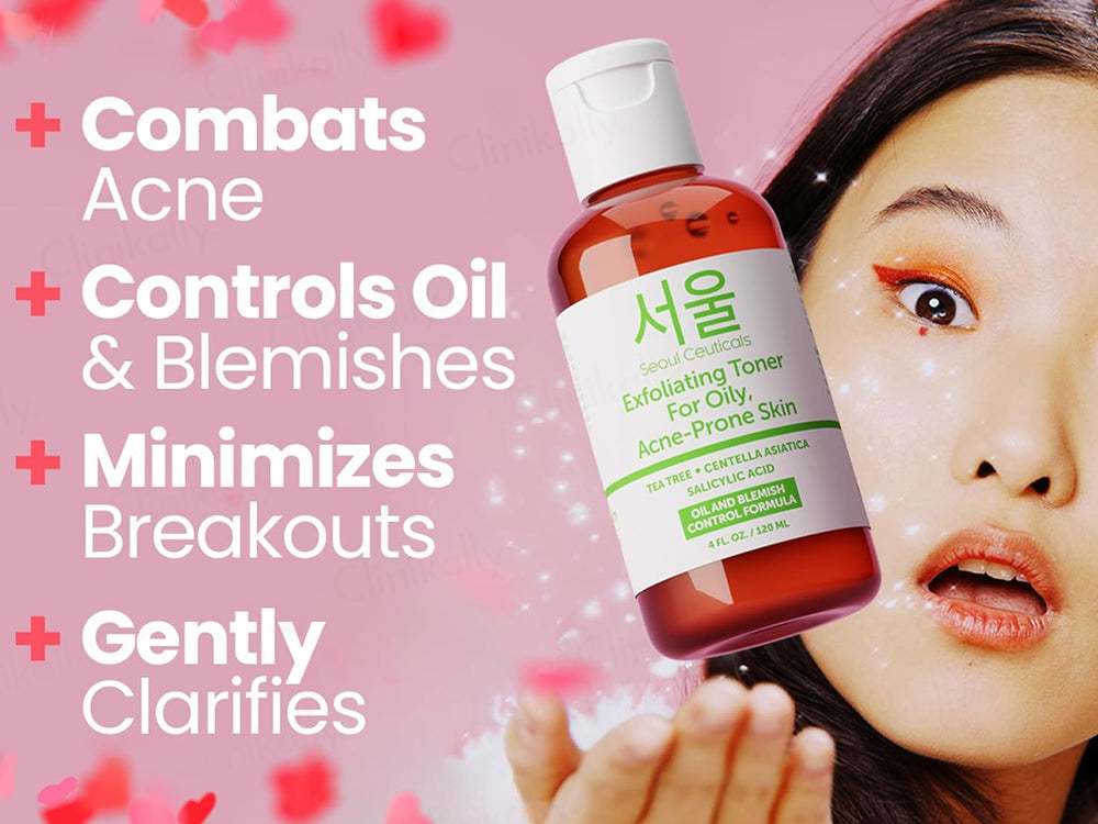 SeoulCeuticals Exfoliating Toner For Oily Acne-Prone Skin