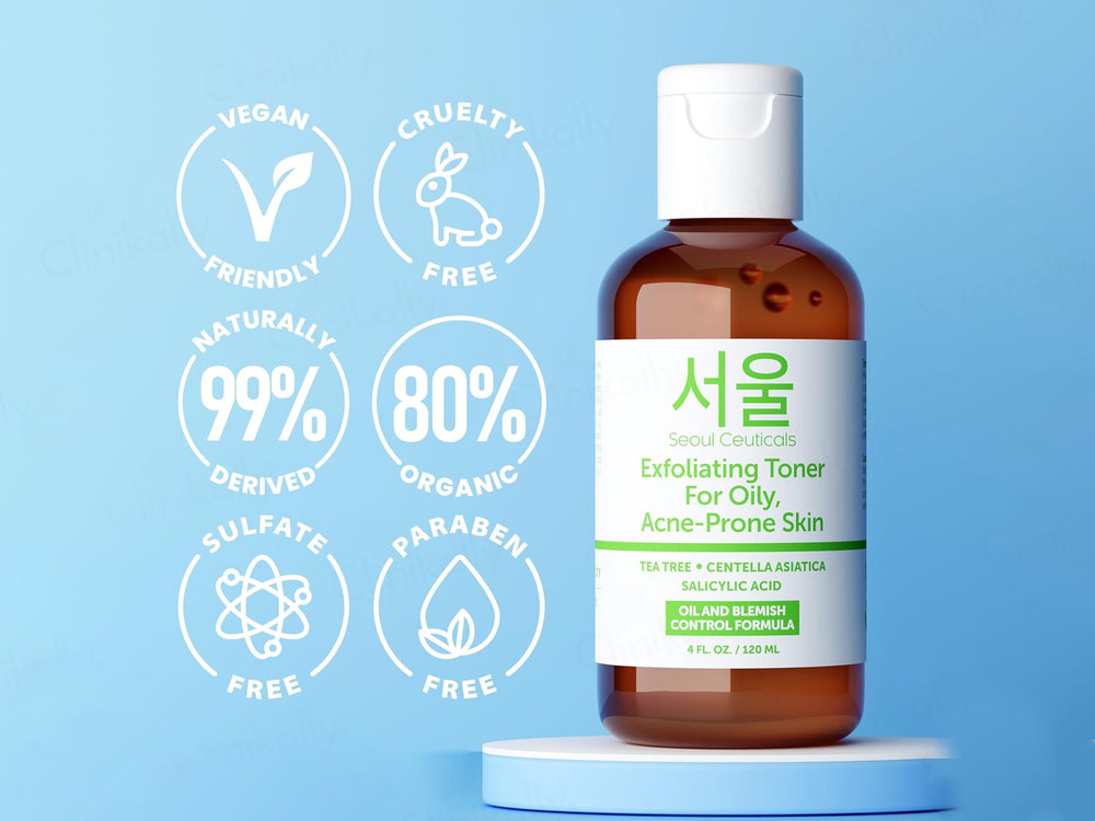 SeoulCeuticals Exfoliating Toner For Oily Acne-Prone Skin