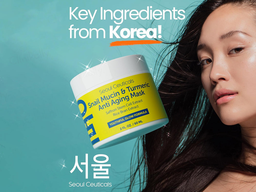 SeoulCeuticals Snail Mucin & Turmeric Anti Aging Mask